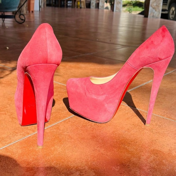 CHRISTIAN LOUBOUTIN 🩷 “Pink Suede Daffodile” - Picture 6 of 13